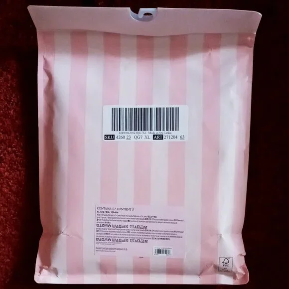 💗NWT! Comfy & Cute Victoria's Secret 5-Pk Stretch Cotton High-Leg Brief Panties - Picture 6 of 6